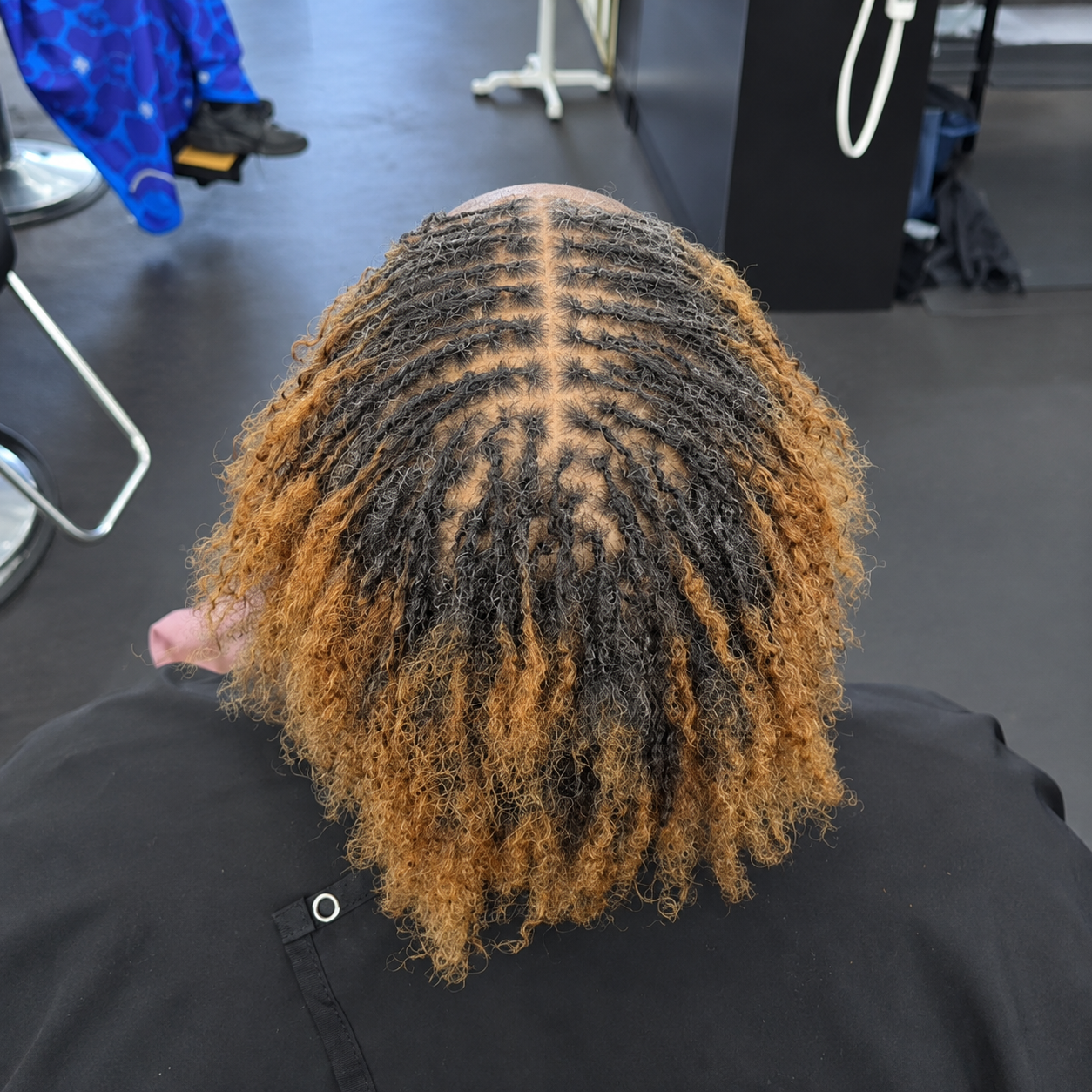 Microlocs installed with a clean grid parting